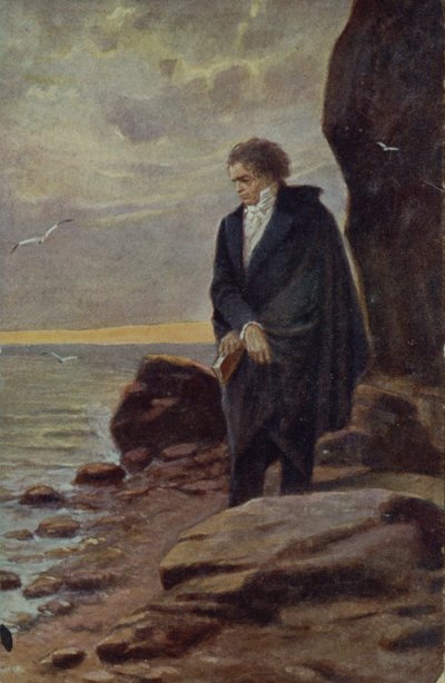 Beethoven mirando al mar, 1918 de Kamil Vladislav Muttich